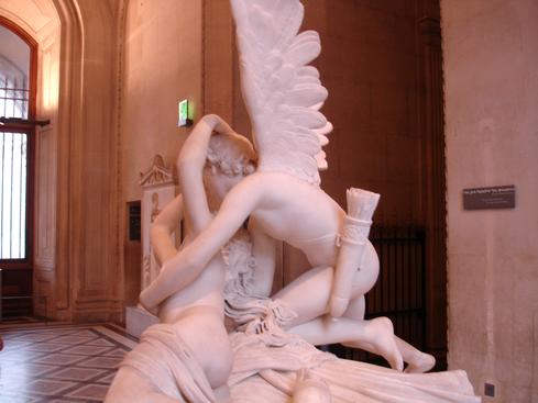 Psique revivida por el beso de Cupido