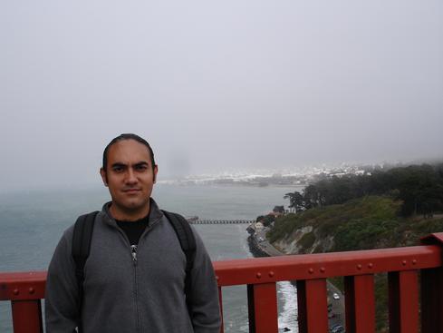 Yo en el Golden Gate