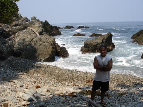 Yo en la playa