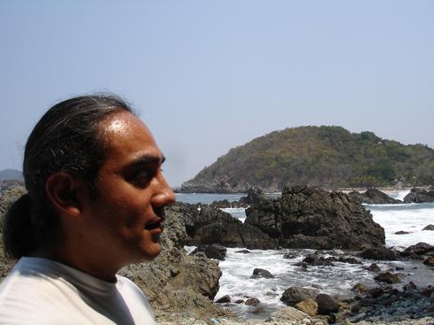 Yo en la playa