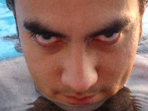 Yo en la alberca