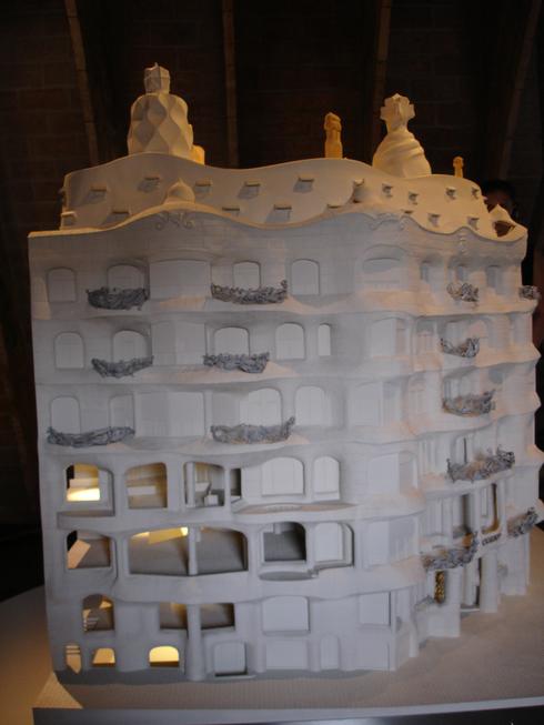Maqueta de la Pedrera