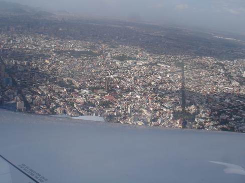 La Majestuosa desde el avión