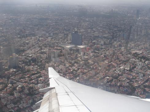 La Majestuosa desde el avión
