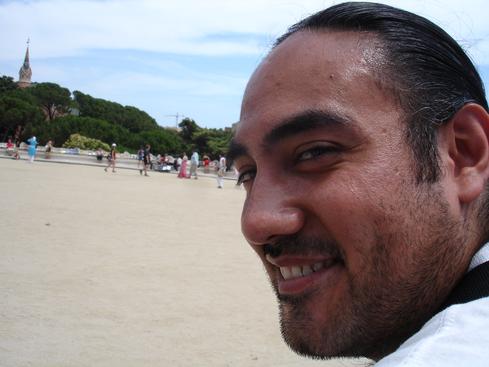 Yo en el Parque Güell