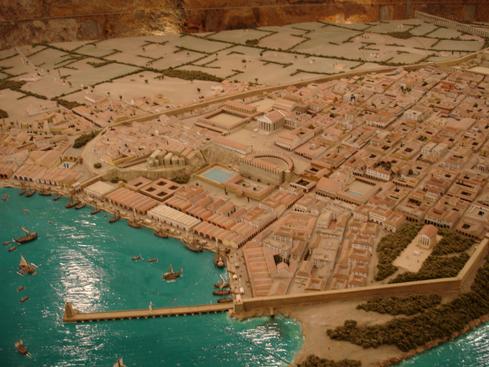 Maqueta de Tarragona en la época romana