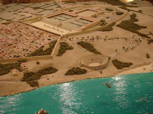 Maqueta de Tarragona en la época romana