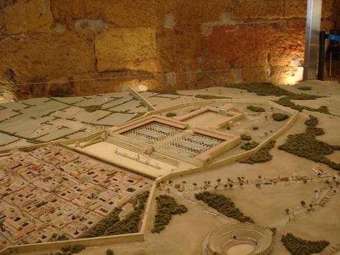 Maqueta de Tarragona en la época romana