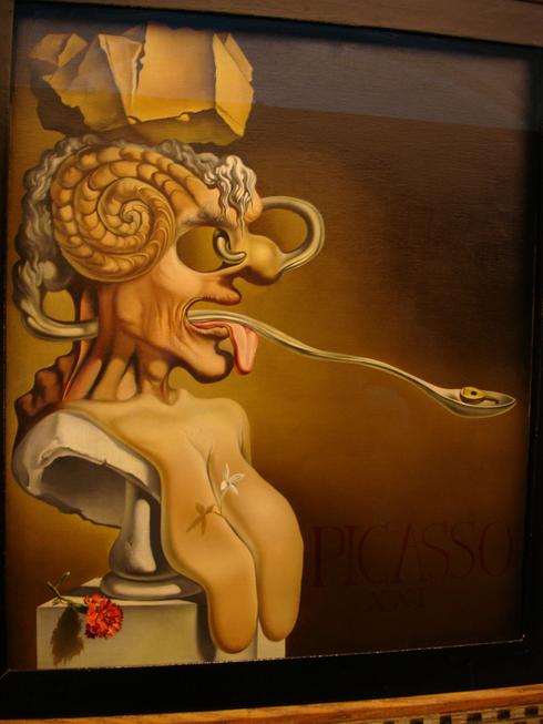 En el museo de Dalí