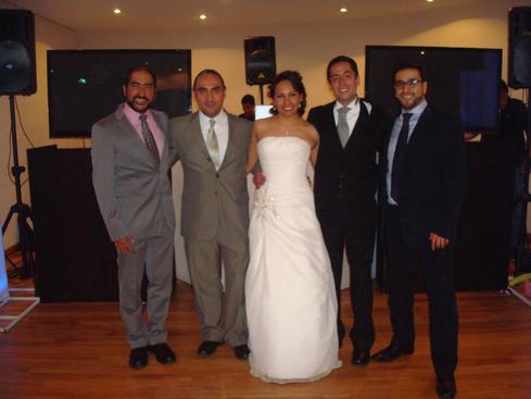 Omar, yo, Érika, Juan y Enrique