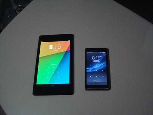 Nexus 7 y Sony Xperia SP