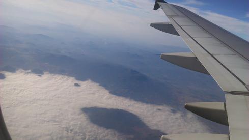 Vista desde el avión