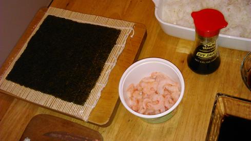 Preparando sushi