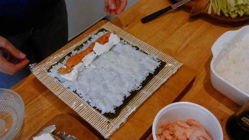 Preparando sushi