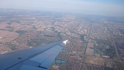 Llegando a Toronto