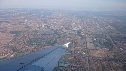 Llegando a Toronto