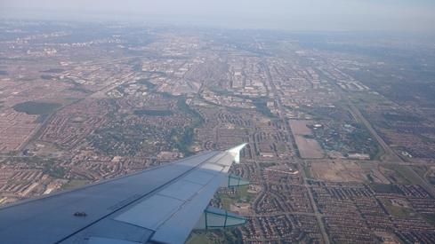Llegando a Toronto