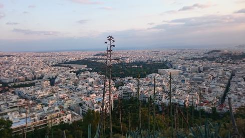 Desde el monte Licabeto