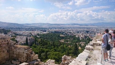 Desde la Acrópolis de Atenas