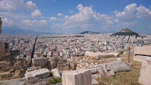 Desde la Acrópolis de Atenas