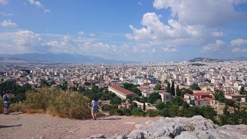 Desde la Acrópolis de Atenas
