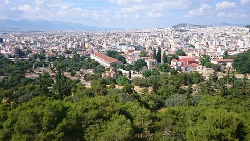 Desde la Acrópolis de Atenas