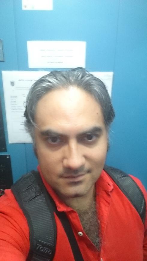 Yo empapado