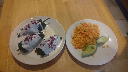 Los chiles en nogada