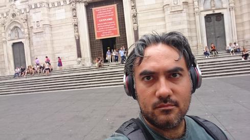 Yo en Nápoles