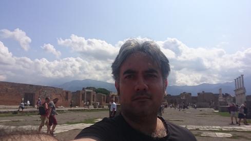 Yo en Pompeya