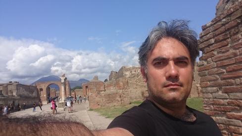 Yo en Pompeya