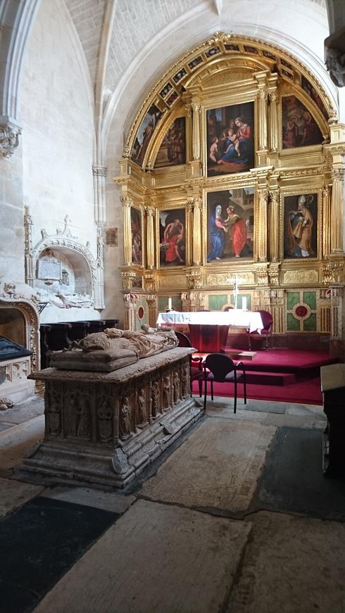 En la catedral de Burgos