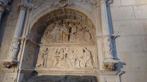 En la catedral de Burgos