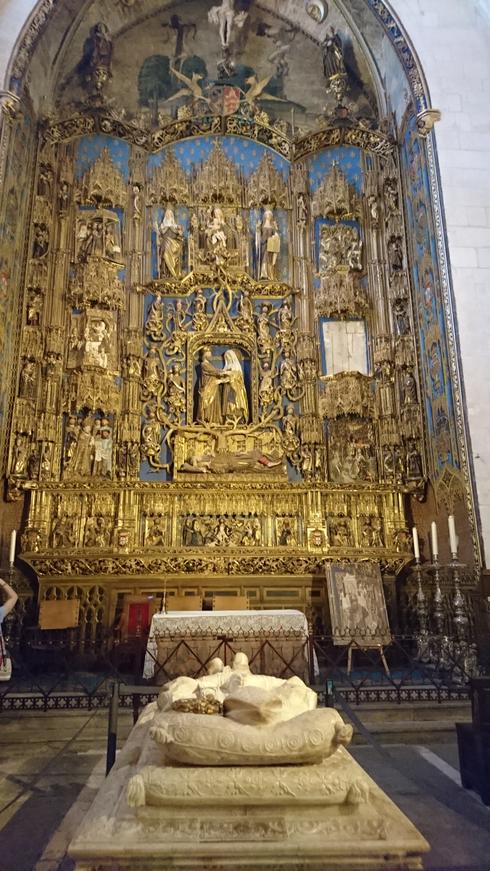 En la catedral de Burgos