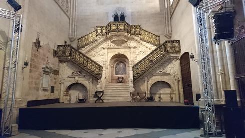 En la catedral de Burgos