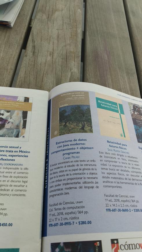 Mi libro en la Gaceta