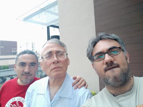 Amílcar, mi papá y yo