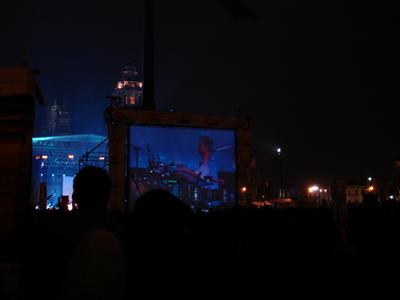 Pantalla en el Zócalo