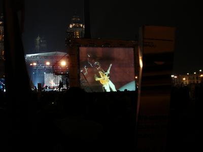 Concierto de Santana en el Zócalo