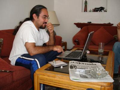Yo, tomada por la chava de Carlos