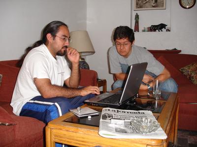Yo y Carlos, tomada por su chava