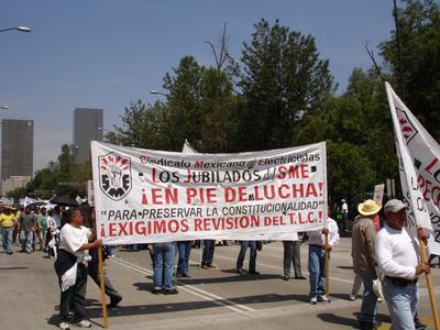 Los jubilados del SME