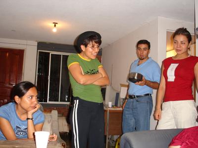 Érika, Paola, Enrique y Julia