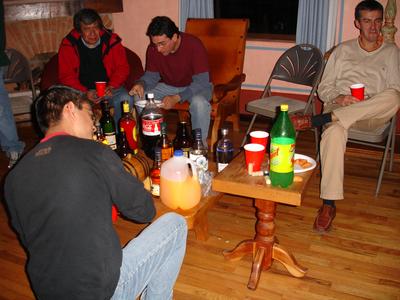 Jorge, Gelacio, Pedro y Mario