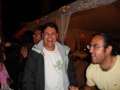 Marco y yo bailando