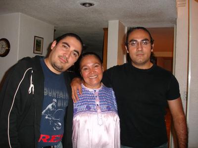 Amílcar, mi mamá y yo