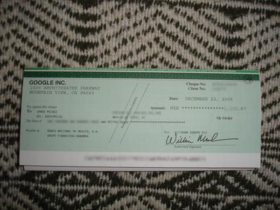 El cheque