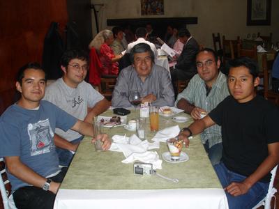 Mario, Ruy, Jorge, Yo y Armando