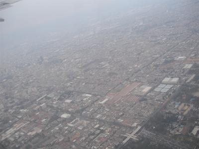 La Majestuosa desde el avión