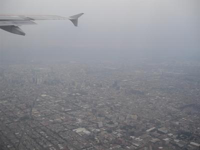 La Majestuosa desde el avión